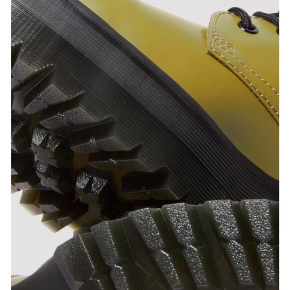 DR . MARTENS JADON BOOT SMOOTH LEATHER PLATFORMS ANTIQUE OLIVE 8 L/ 7 M - Picture 9 of 9